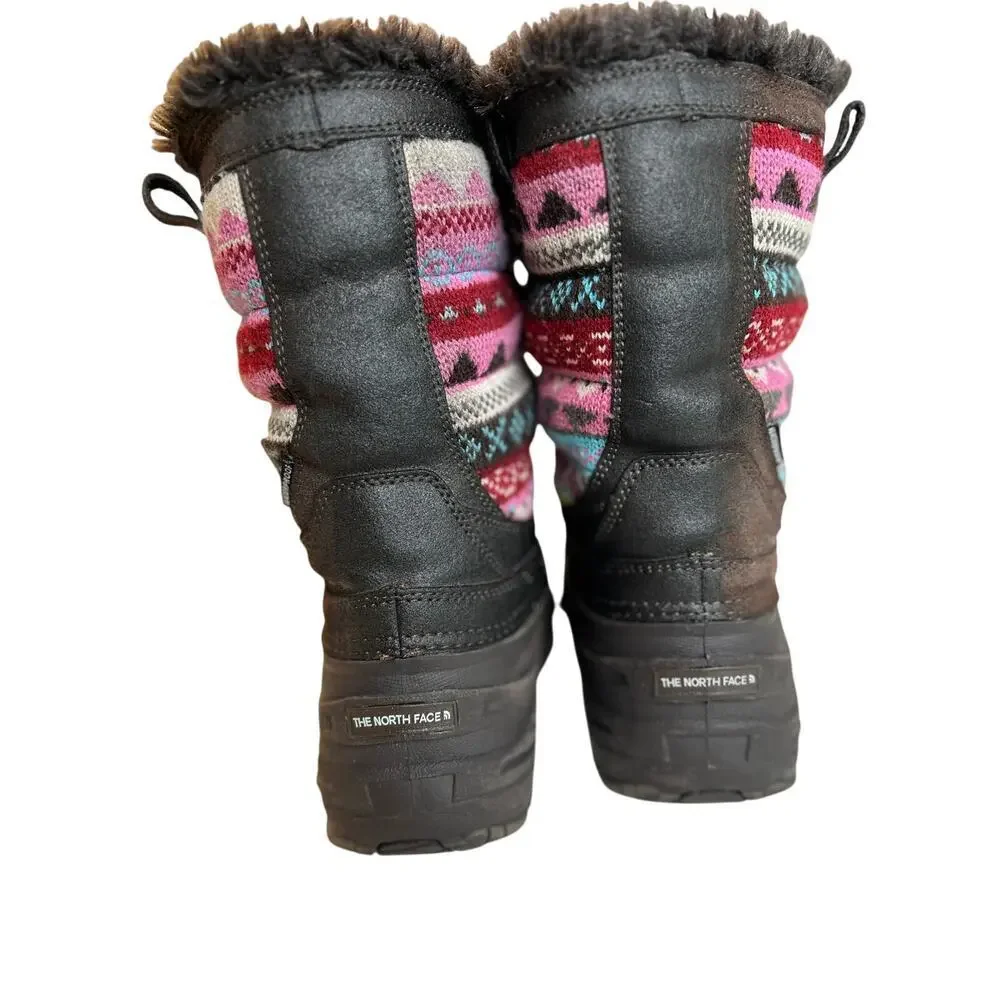 The North‎ Face Shellista Lace Novelty Winter Boots Girls Sz 7